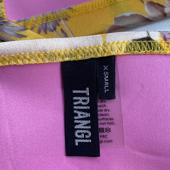 Triangl Neoprene Yellow Floral Bikini - Picture 6 of 7
